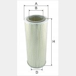 Wkład filtra oleju hydraulicznego WH 774 - Zastosowanie: Prasy hydrauliczne  