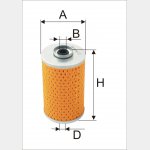Wkład filtra paliwa WP 084-Dx -Zamiennik: 2154/10/C, P 925/2, PM 802, SN 21028 