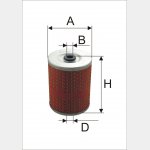 Wkład filtra paliwa WP 093 - Zastosowanie: Spychacz DT