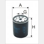 Wkład filtra paliwa WP 100 - Zamiennik: PD-4.1.1, WK 716, WK 814/1, PP 840, SN 268 