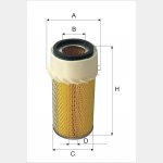 Wkład filtra powietrza WPO 151 - Zamiennik: WA 30-390, WA 30-550, C 14179, C 14179/2, AM 430, AM 436, AM 441, SA 10387 K 