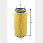 Wkład filtra powietrza WPO 165 - Zamiennik: WA 30-500, C 17225/3, AM 414, SA 14008 