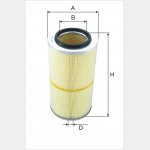 Wkład filtra powietrza WPO 196 - Zamiennik: WA 30-800, C 20325/2, AM 420, SA 13990