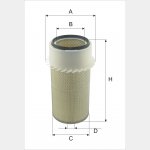 Wkład filtra powietrza WPO 202 - Zamiennik: WA 30-700C, C 21431, SA 10384 K 