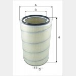 Wkład filtra powietrza WPO 262 - Zamiennik: C 33 1600/1, AM 457, SA 25185 
