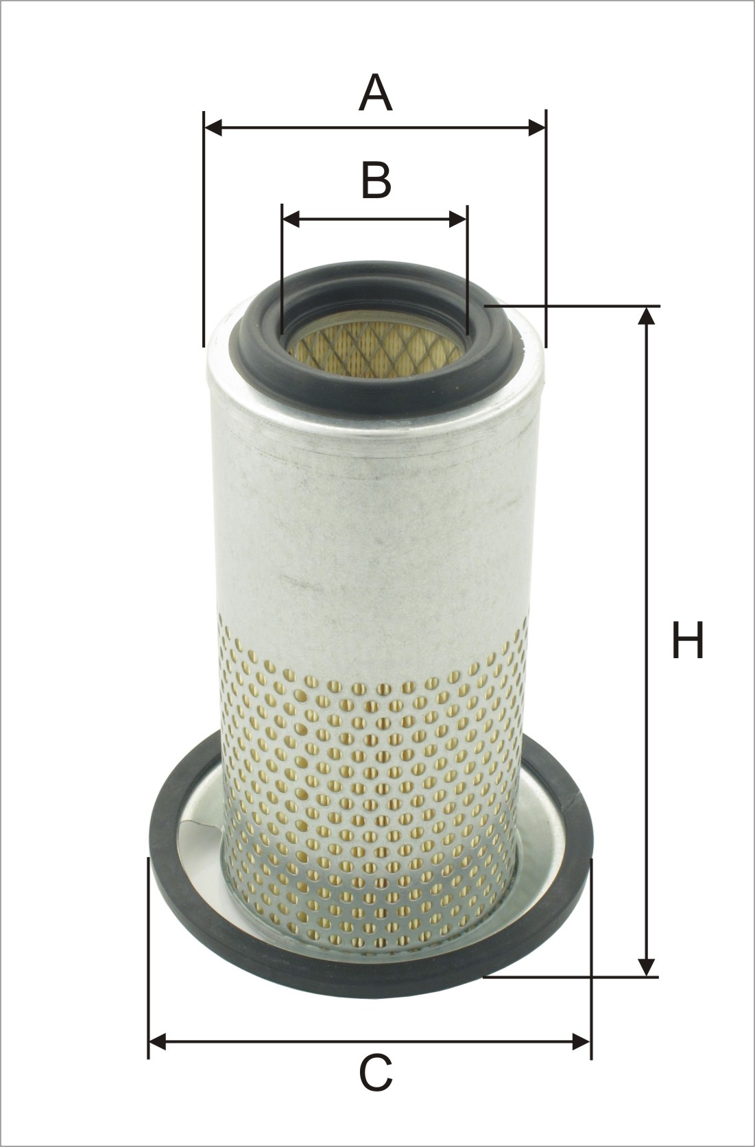Wkład filtra powietrza WPO 287 Zastosowanie Wózki