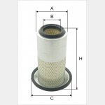 Wkład filtra powietrza WPO 287 - Zastosowanie: Wózki widłowe Mitsubishi