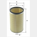 Wkład filtra powietrza WPO 332 - Zamiennik: C 20118, AM 408/4, RA 038, SA 14696