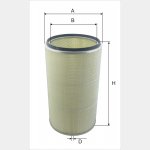 Wkład filtra powietrza WPO 593 - Zastosowanie: Case, Catepillar, Komatsu
