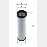 Wkład filtra powietrza WPO 685 -  Zastosowanie: Deutz Fahr