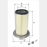 Wkład filtra powietrza WPO 710 - Zamiennik: AM 419/4, SA 17485