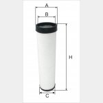 Wkład filtra powietrza WPO 716 - Zamiennik: CF1140/2, SA 16115