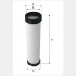 Wkład filtra powietrza WPO 726 - Zamiennik: WA 41-820, CF 850/2, AR 285/1 W, SA 16300