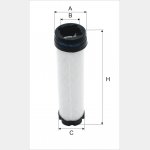 Wkład filtra powietrza WPO 753 - Zamiennik: CF 52/2, SA 16129