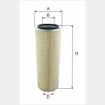 Wkład filtra powietrza WPO 769 - Zastosowanie: Lokomotywy ST 44 