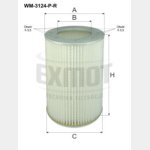 Wkład filtra do maszyny przemysłowej   WM-3124-P-R Zamienniki: brak