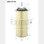 Wkład filtra powietrza maszyny przemysłowej  WM 3107 NF Zamienniki: brak 
