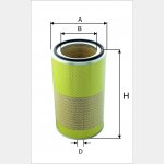 Wkład filtra powietrza WPO 3051  Zamienniki: P 772536, SA 14697, AF 4747, PA 2840